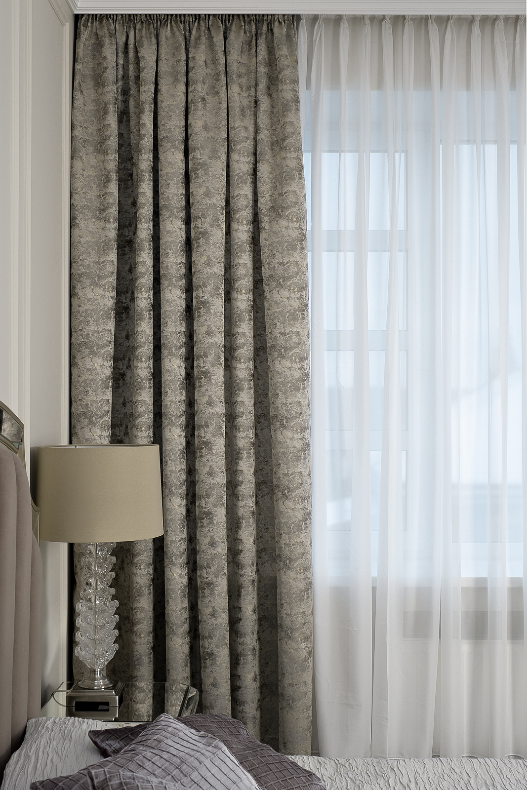 Портьера Мираж (Mirage) бронза 275*260