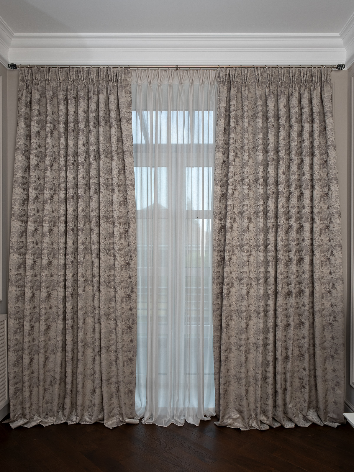Портьера Мираж (Mirage) бронза 275*260