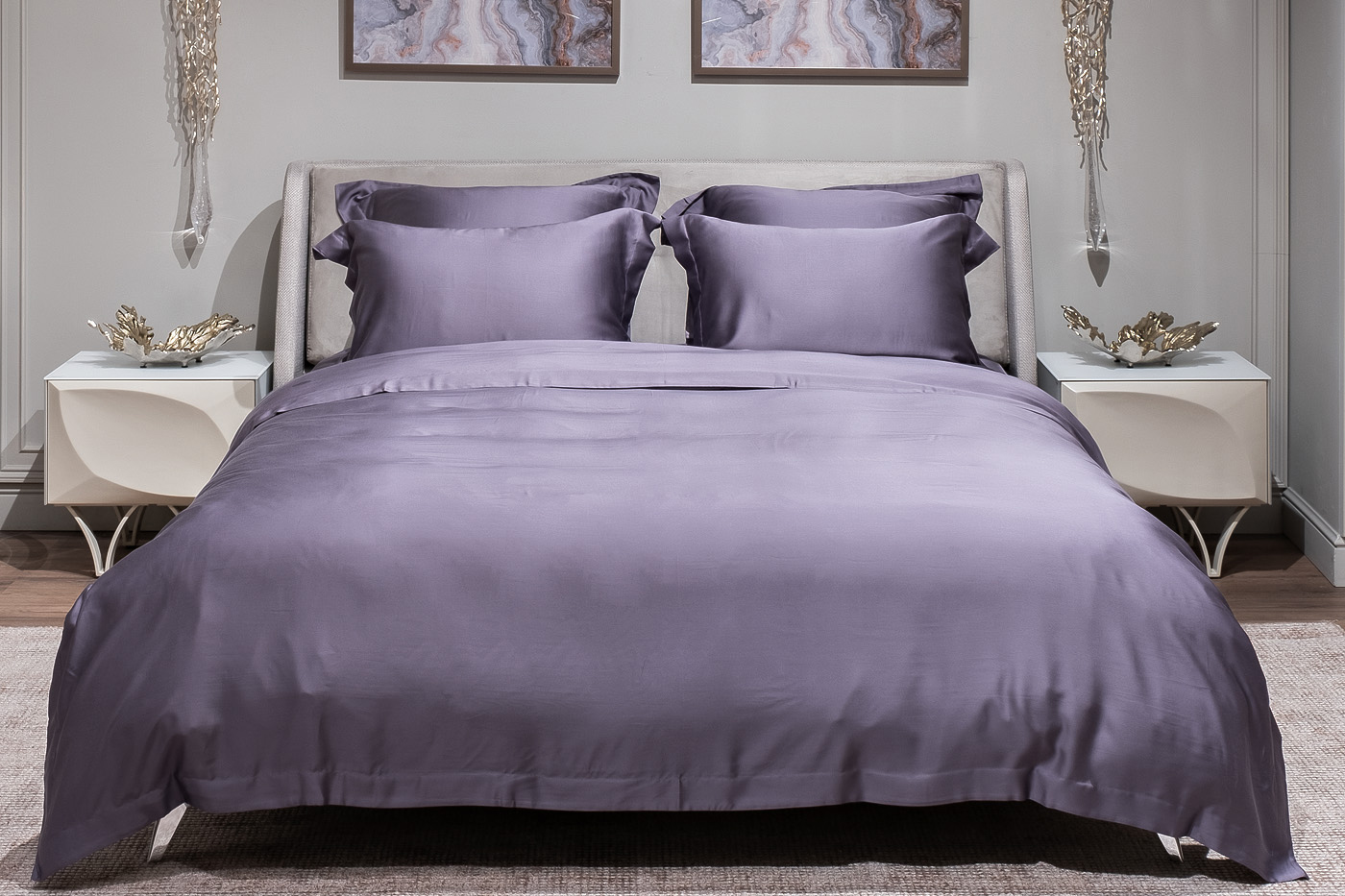 Пододеяльник «Сопрано» 145х210см сиреневый 1