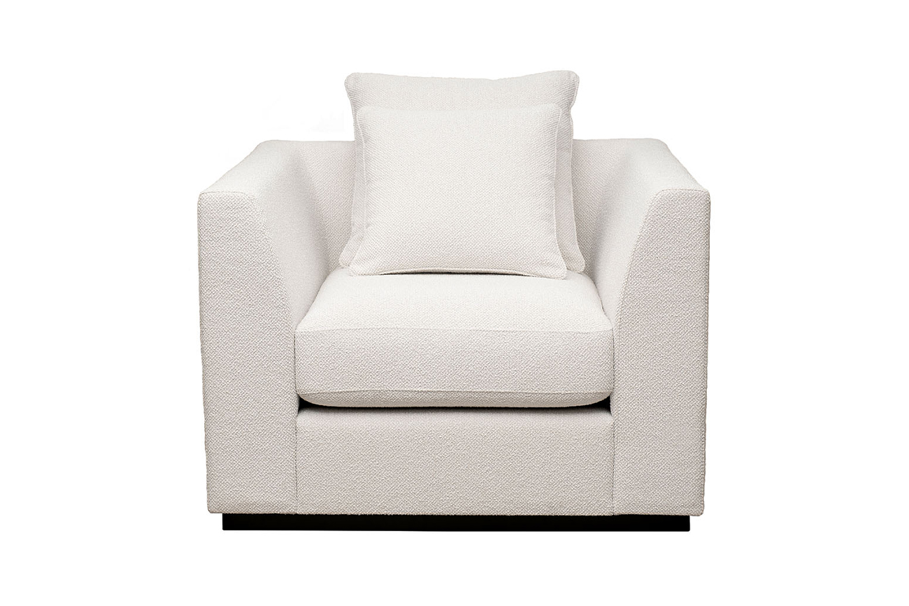 Кресло Роберто(Roberto) букле кремовое 1