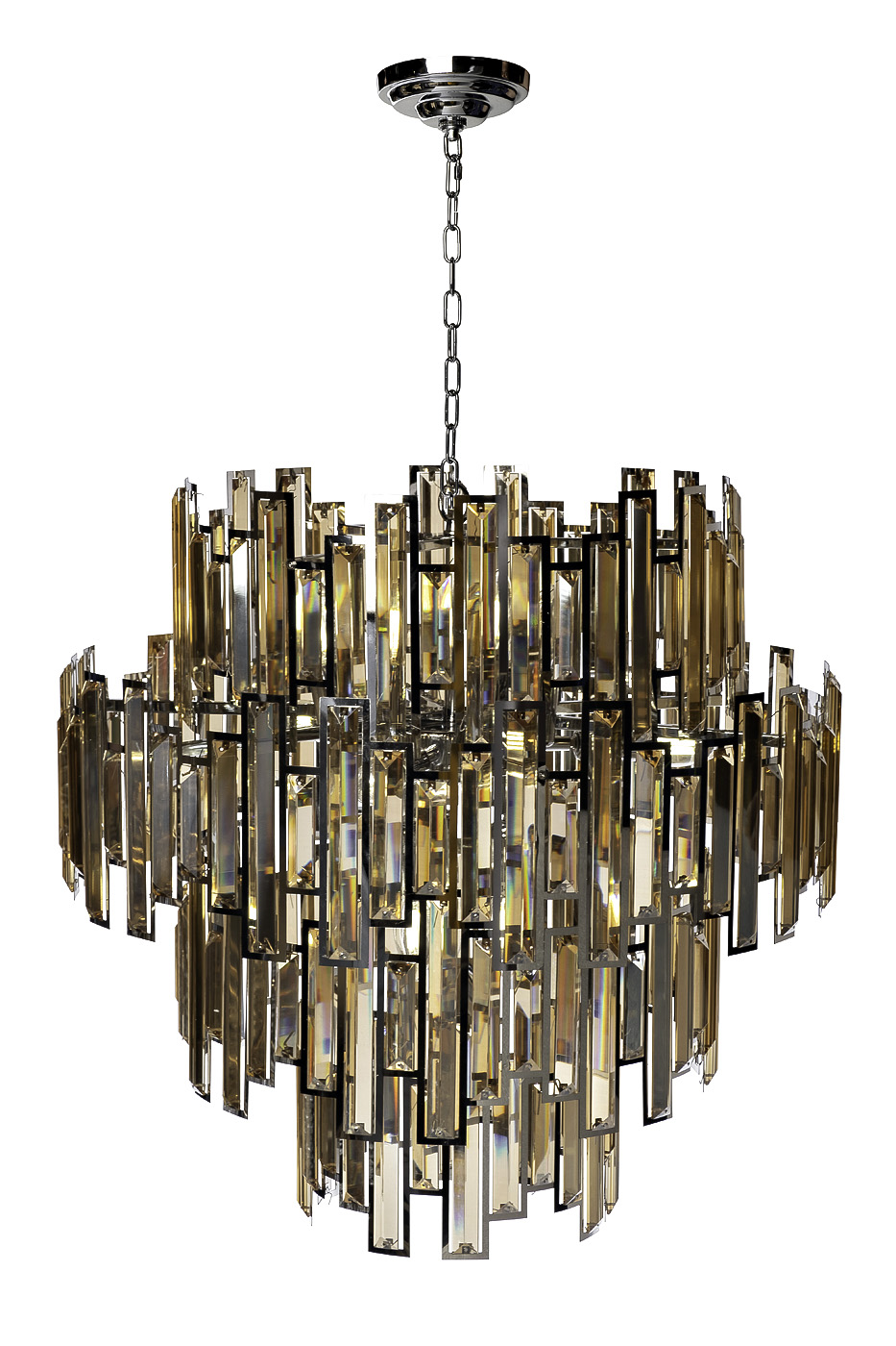 Люстра подвесная со стеклом 1