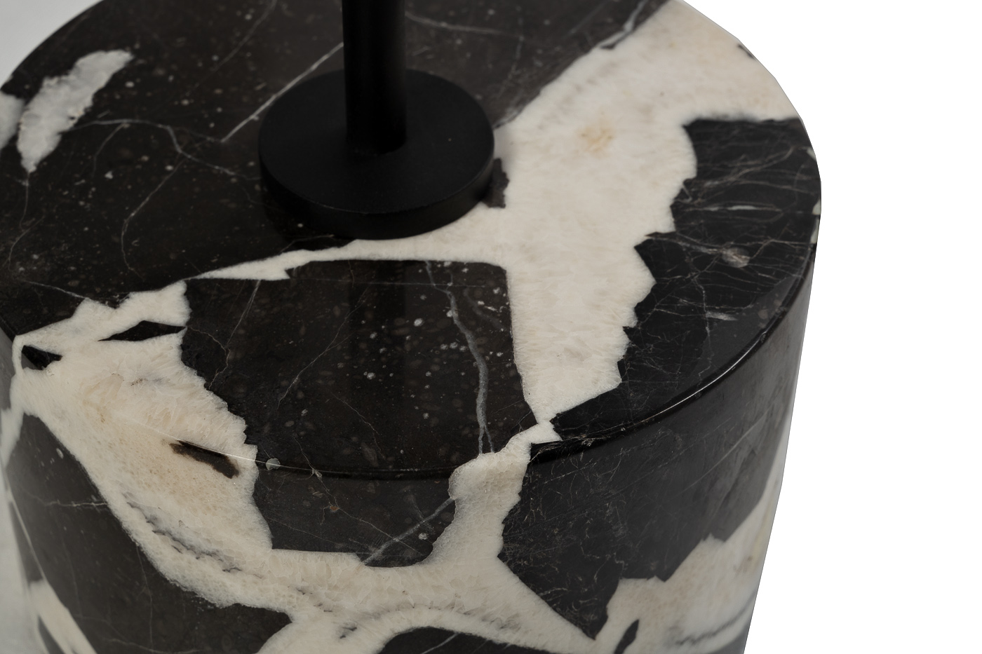 Столик журнальный стекло/черный мрамор 3