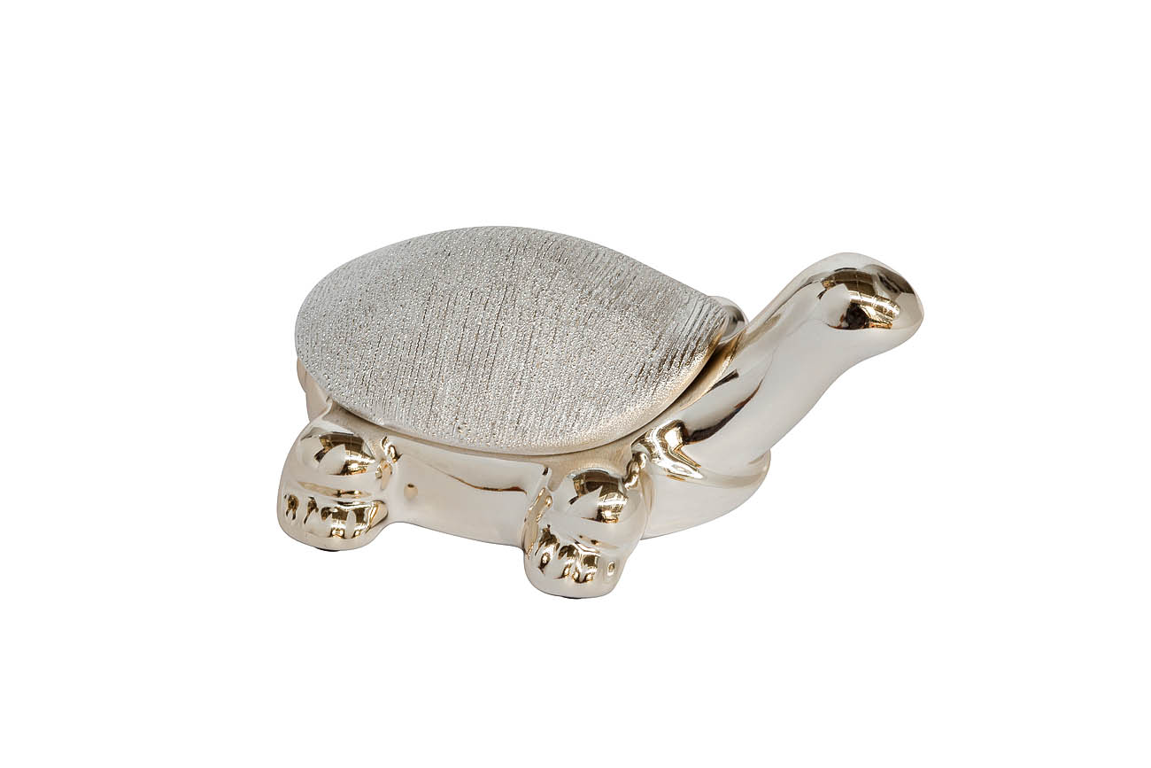 Статуэтка «Черепашка» серебряная 1