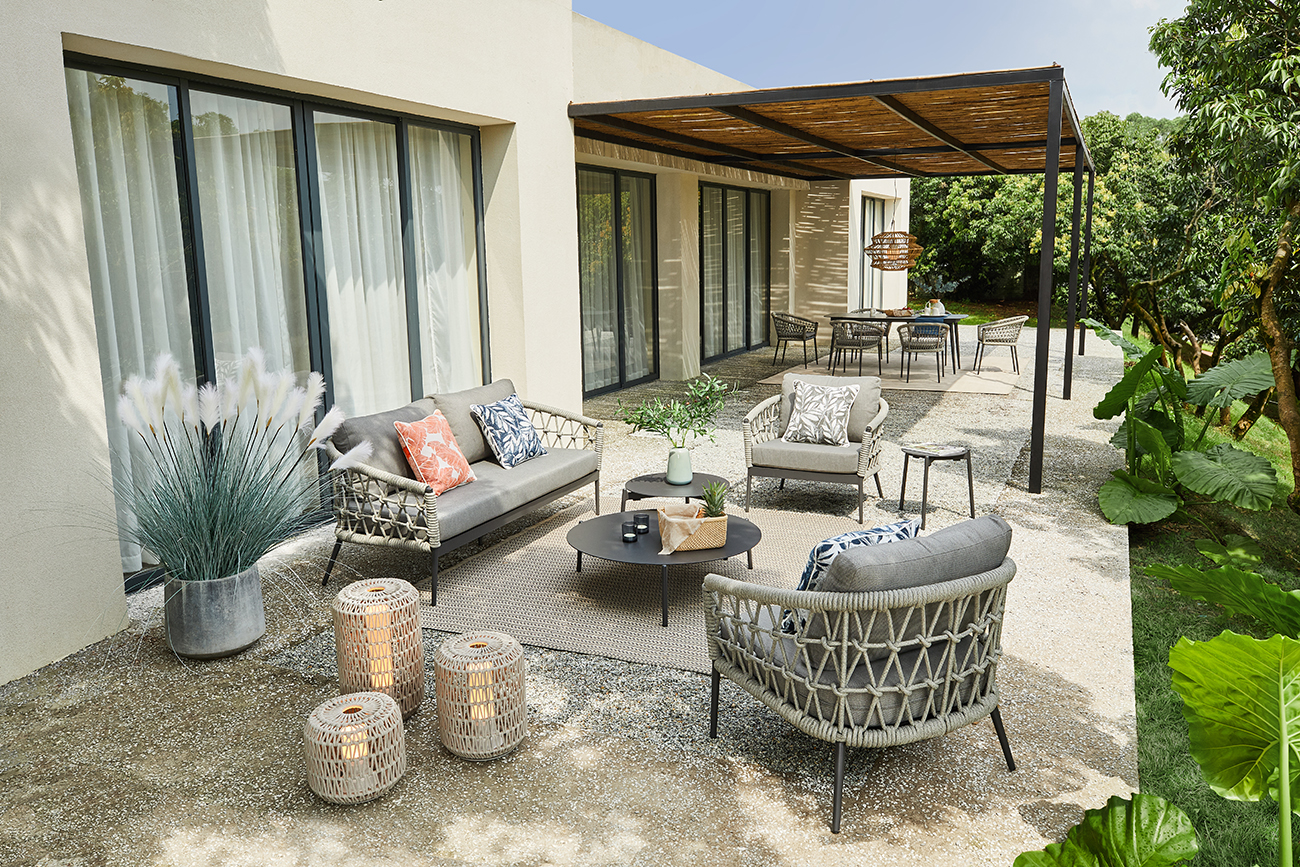 Стол журнальный уличный «Атмосфера» антрацит 2