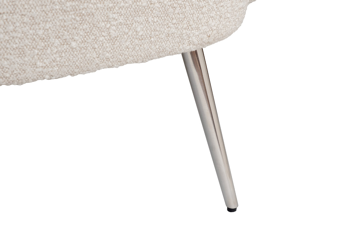 Кресло букле кремовое 5