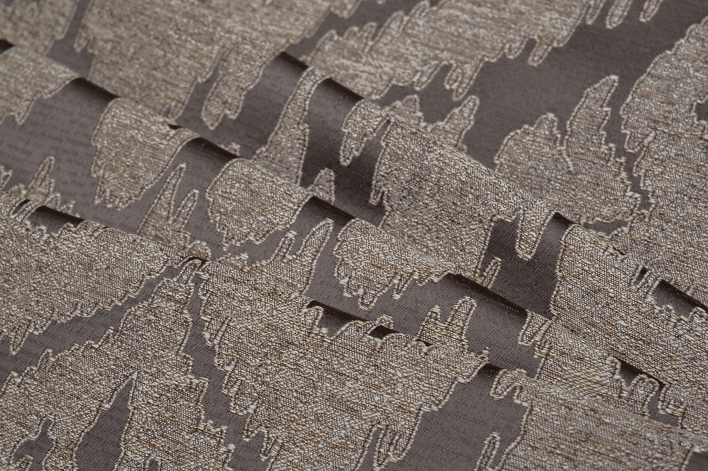 Ткань портьерная ВОСТОК КОРИЧНЕВАЯ (ORIENT KOR) 3