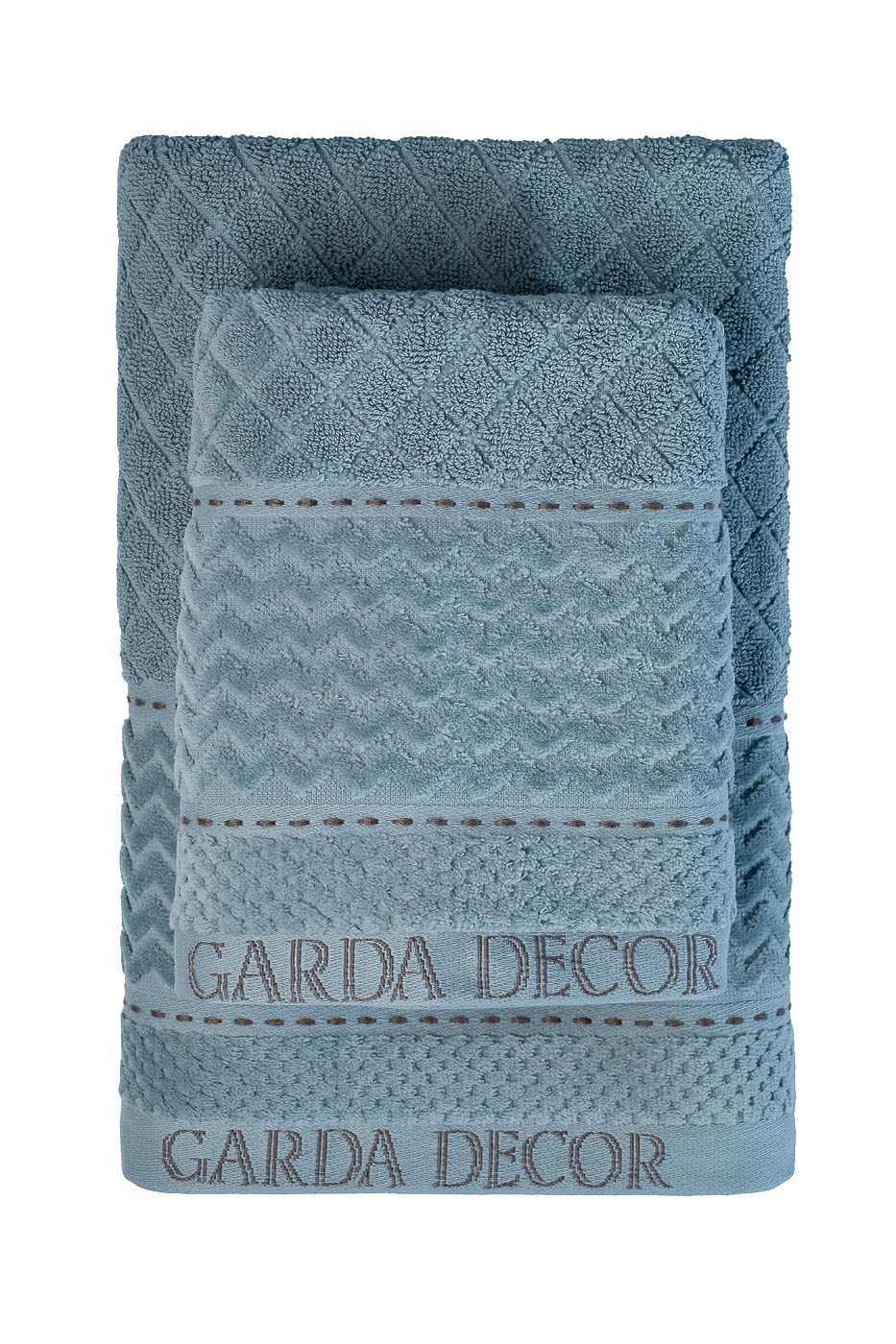 Полотенце «Наполи» 70*140 голубое 3