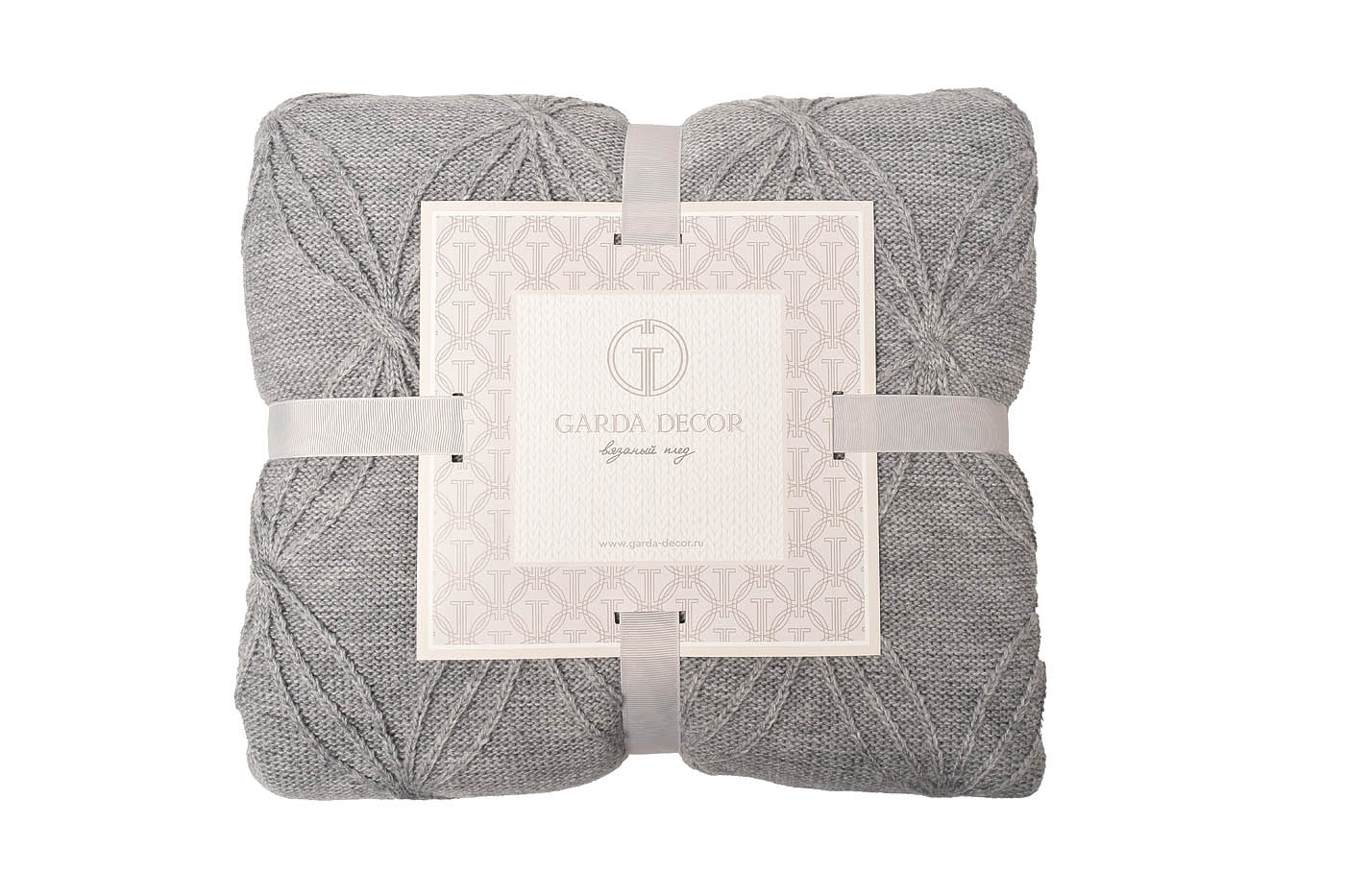 Плед «Аура» серый 1