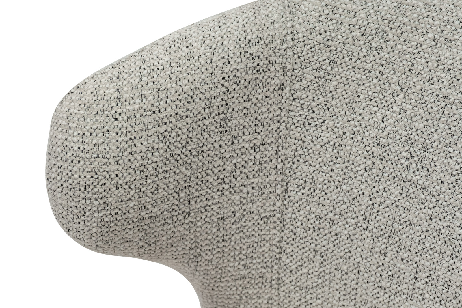 Стул обеденный шенилл белый 3