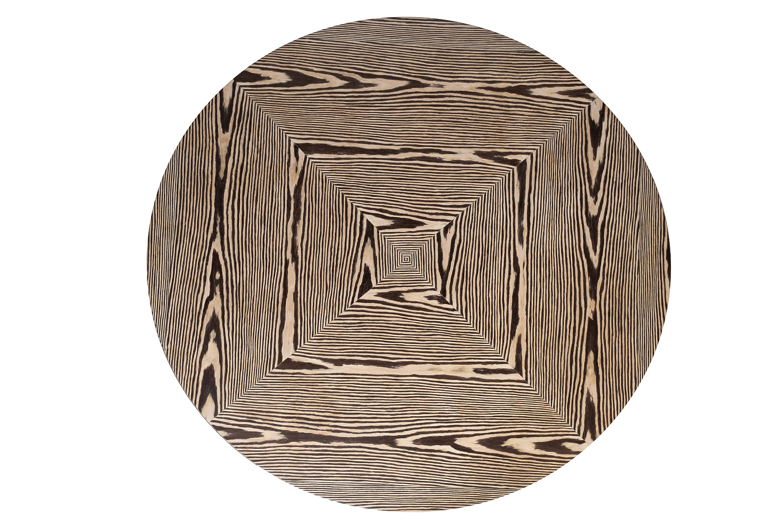 Стол журнальный Зебрано (Zebrano) круглый 2