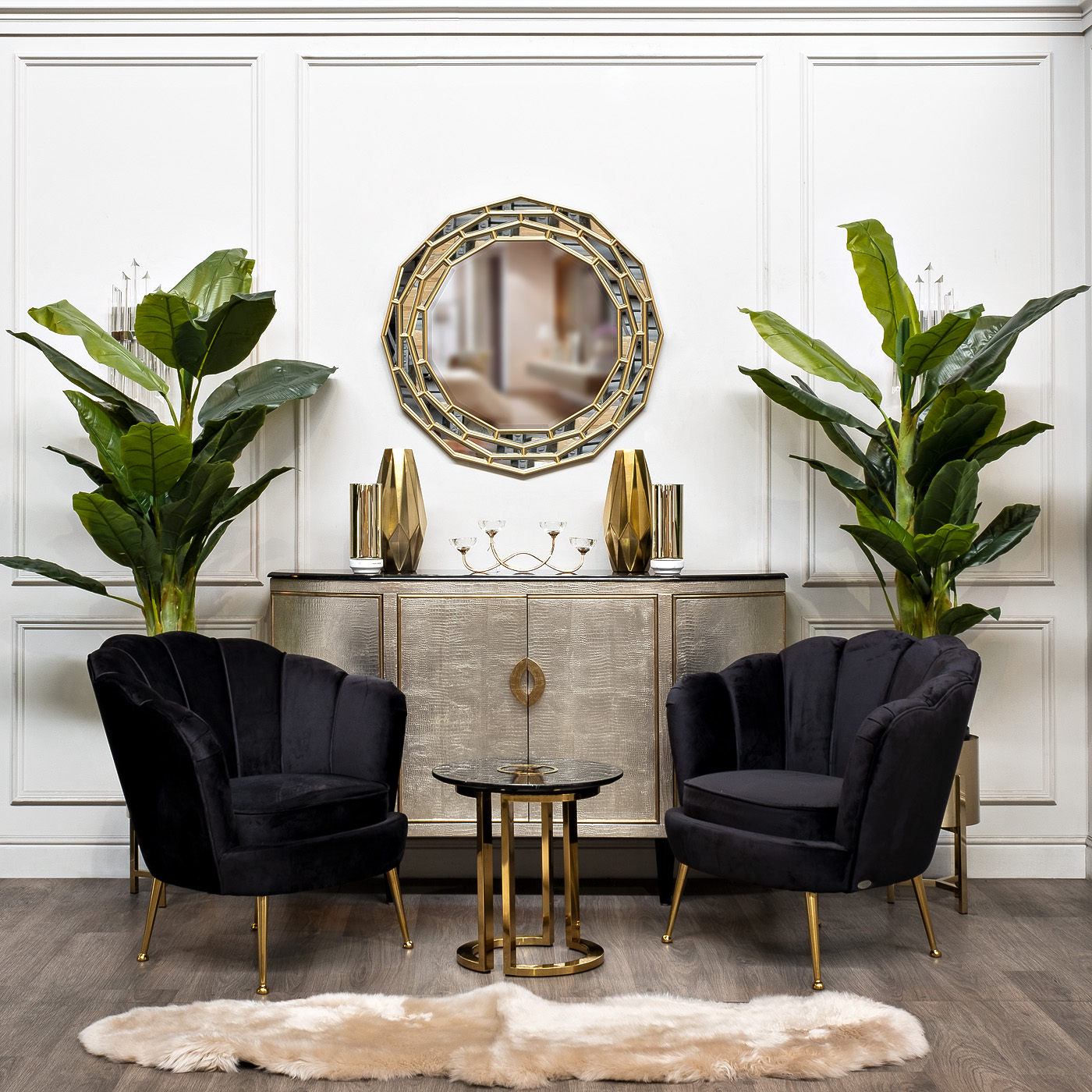 Столик журнальный Garda Decor круглый 5