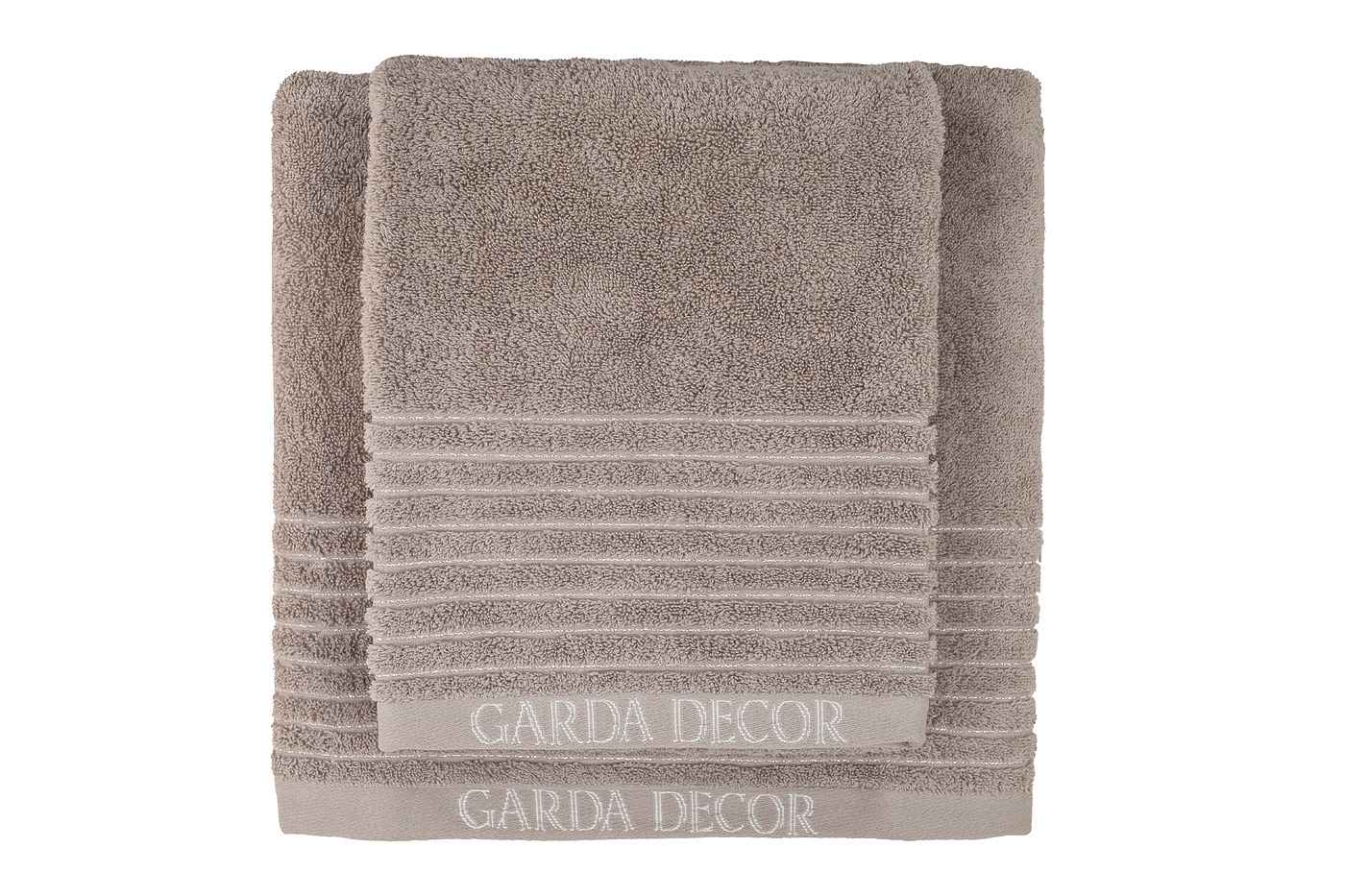 Полотенце «Стелла» 70*140 светло-коричневое 3