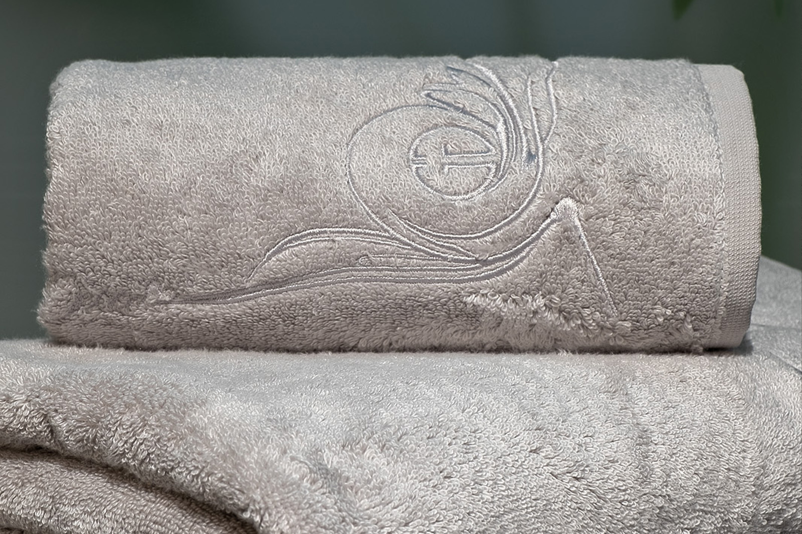 Полотенце «Лирика» 30*50 серое 6