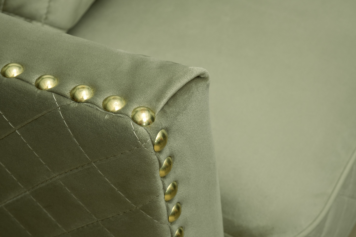 Кресло Сорренто(Sorrento) велюровое оливковое 3