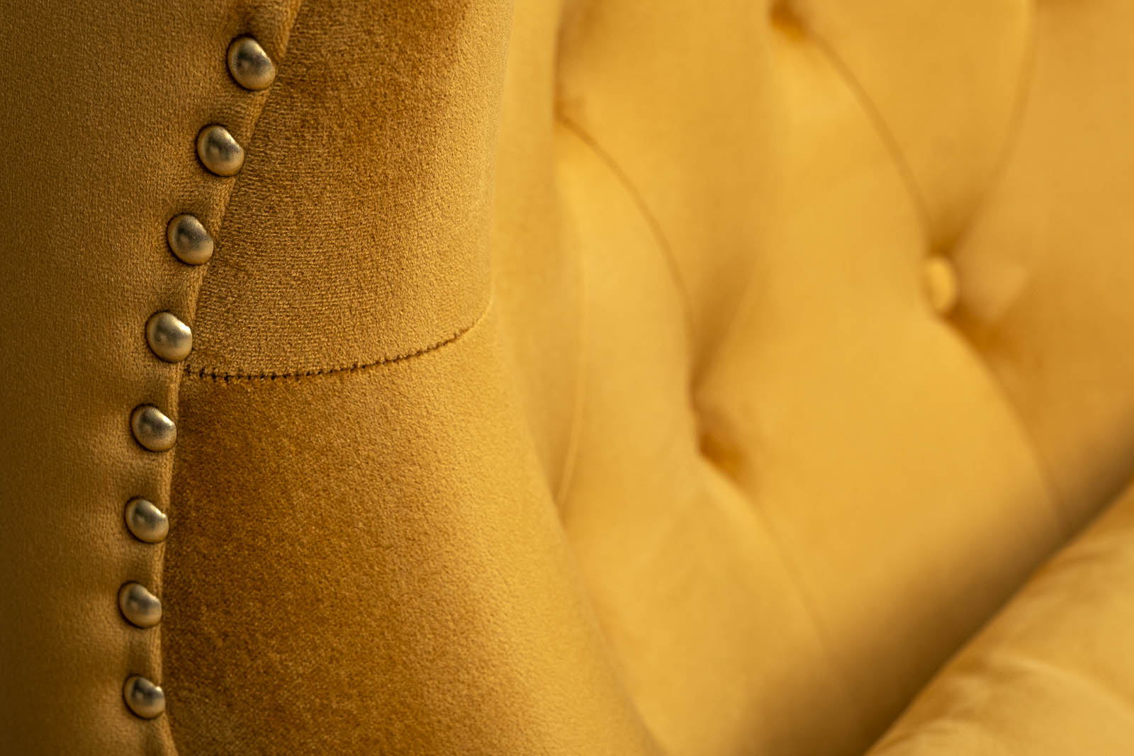 Кресло Римини(Rimini) велюровое горчичное 4