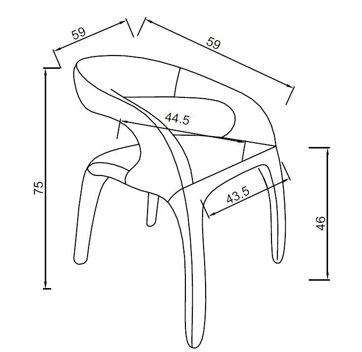 Стул обеденный экокожа бежевый 3