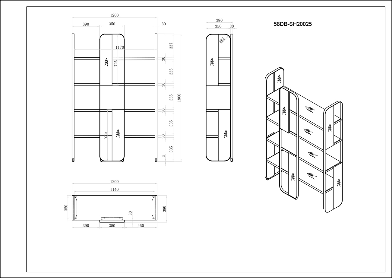 Стеллаж Севилья (Sevilla) 5
