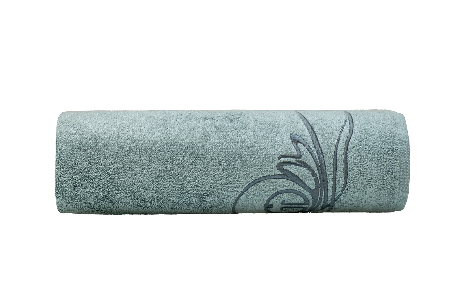 Полотенце «Лирика» 70*140 голубое 2