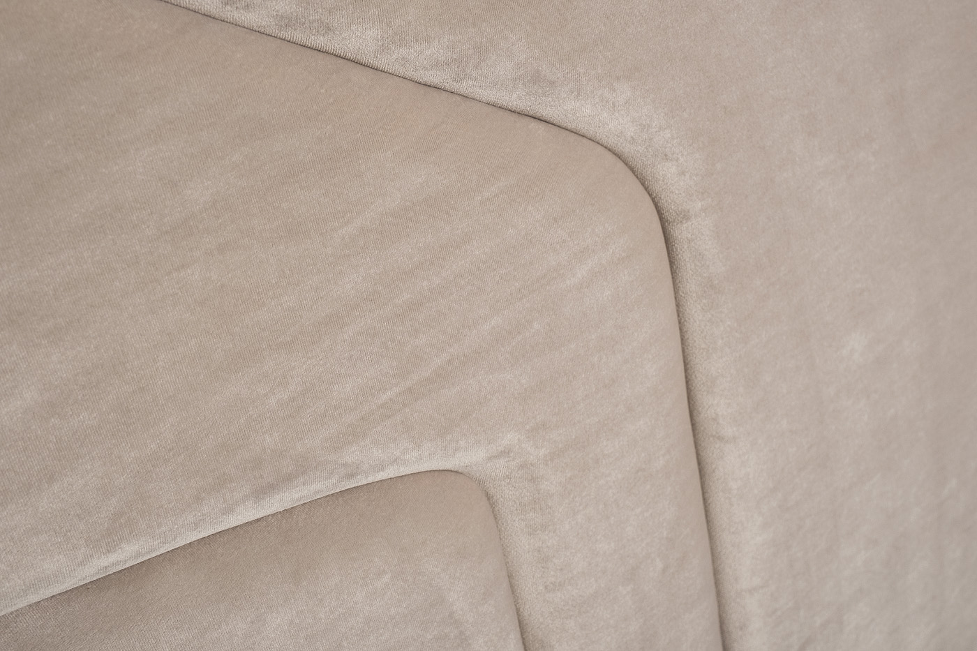 Кровать Ланси (Lancy) велюровая серая 3