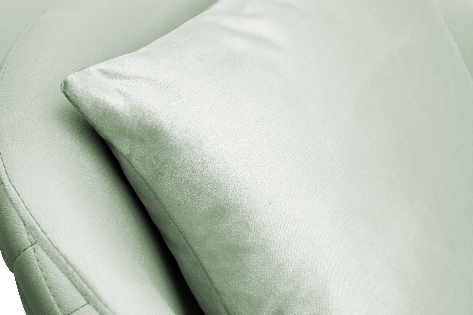 Кресло Верона(Verona) вращающееся велюровое мятное/бронза 4