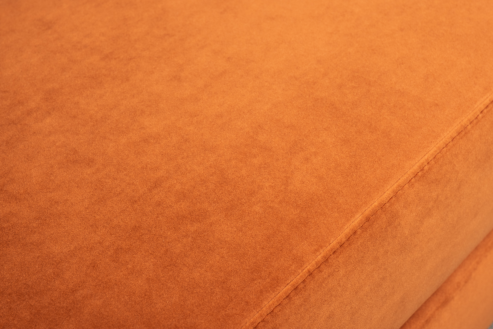 Диван Trevi трехместный раскладной оранжевый с кантом 8