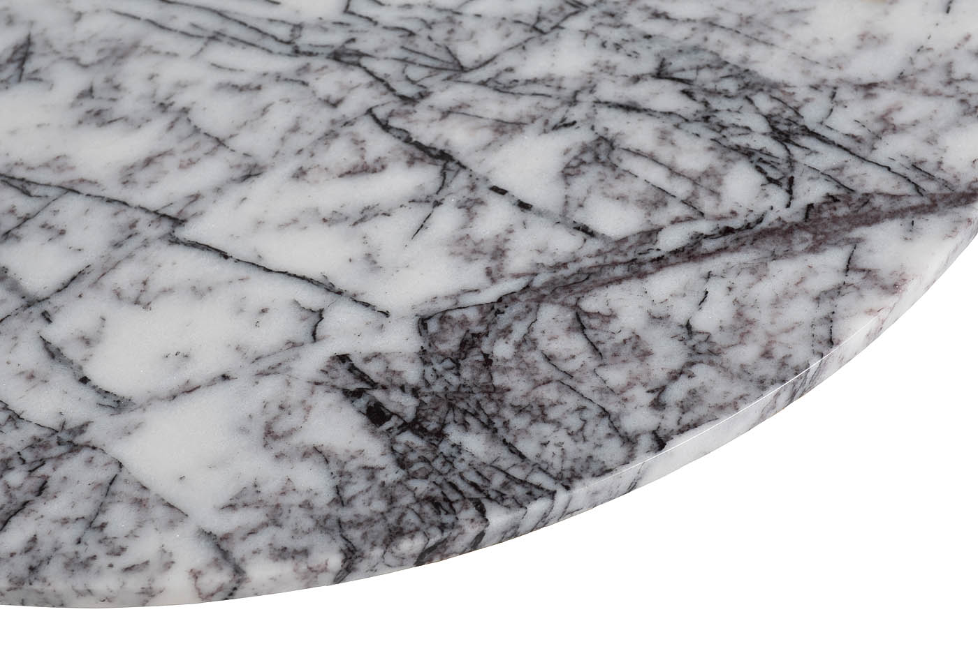 Стол журнальный мраморный белый 2