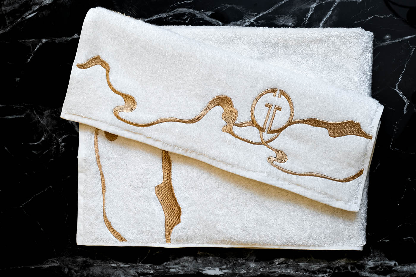 Полотенце «Мелодия» 100*150 белое 1