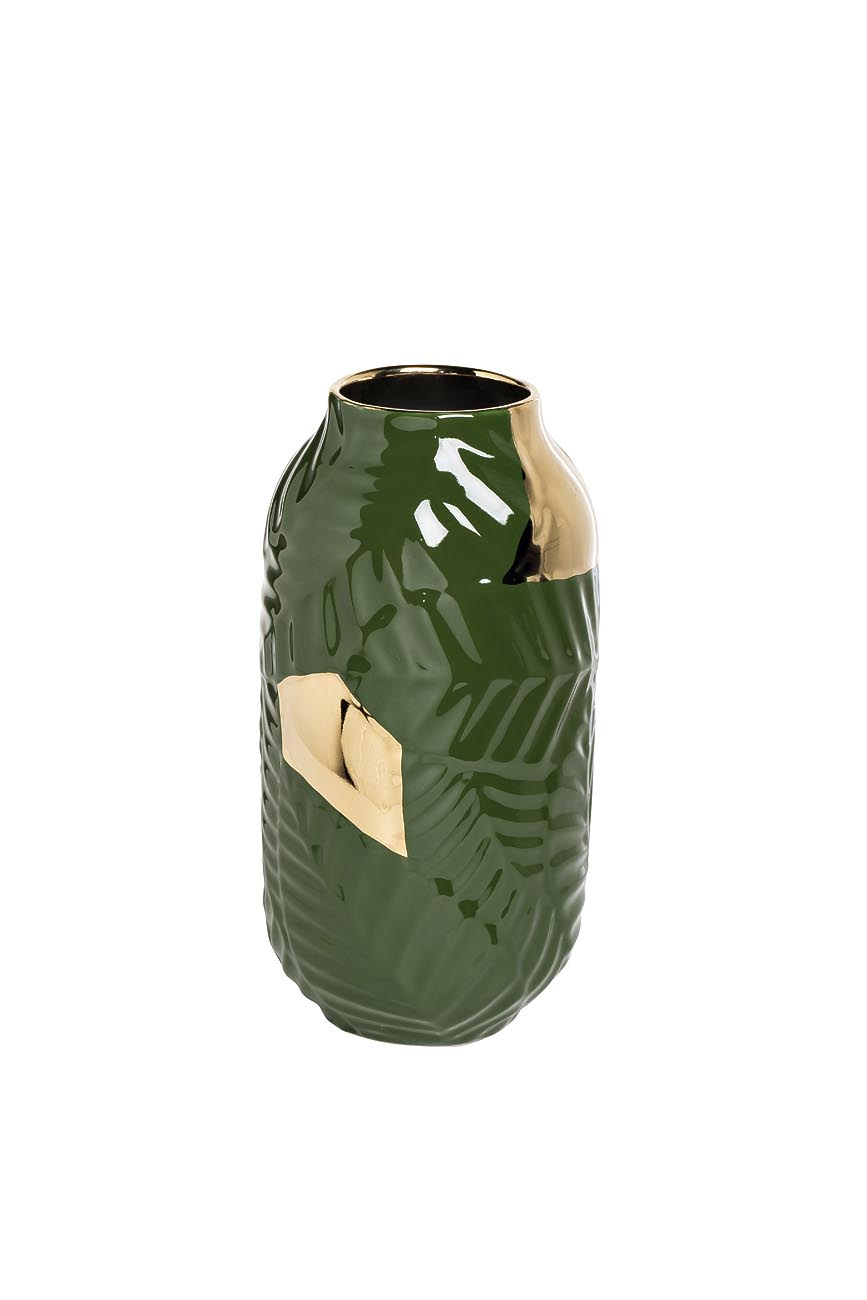 Ваза керамическая зеленая 1