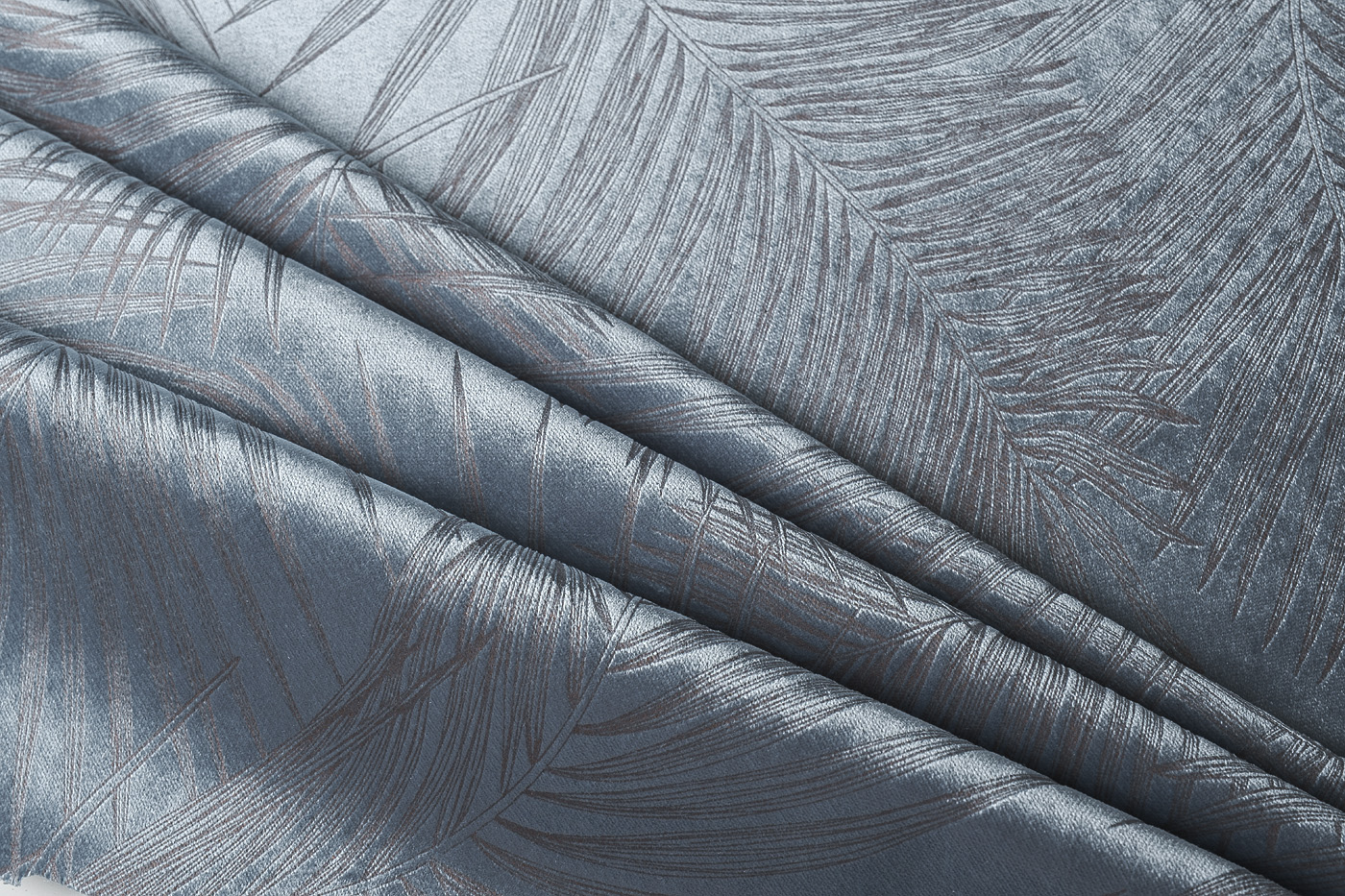 Ткань портьерная/мебельная ВАЛЬДЕС (VALDES) 110 голубая 2