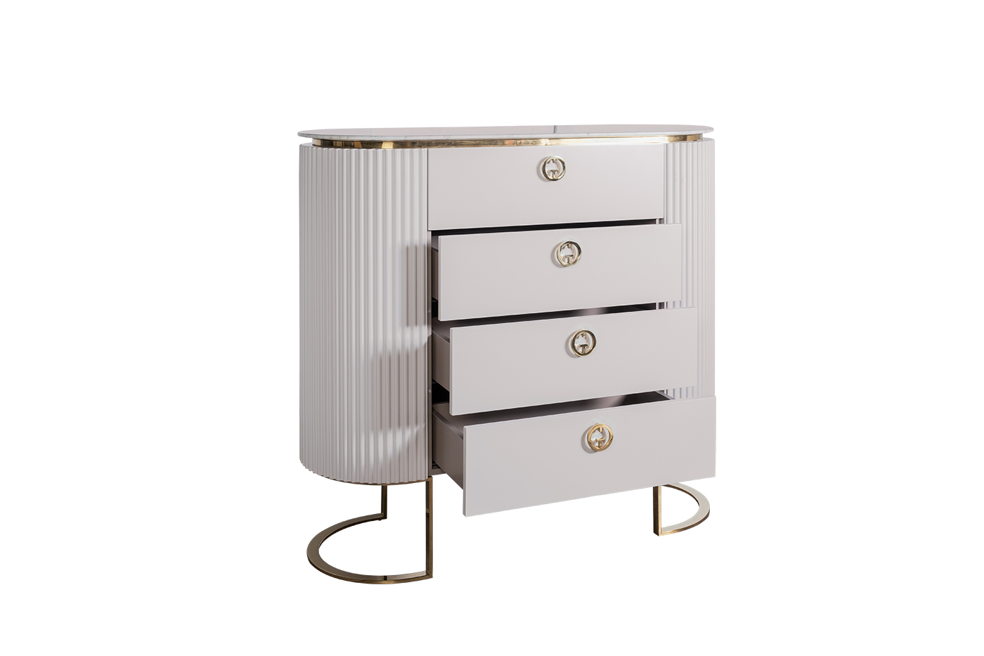 Комод Luchiano с мраморной столешницей 3