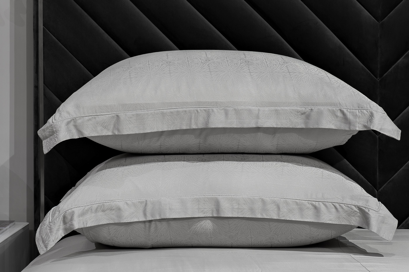 Комплект постельного белья «Муар» полуторный 145х210см бамбук оливковый 4