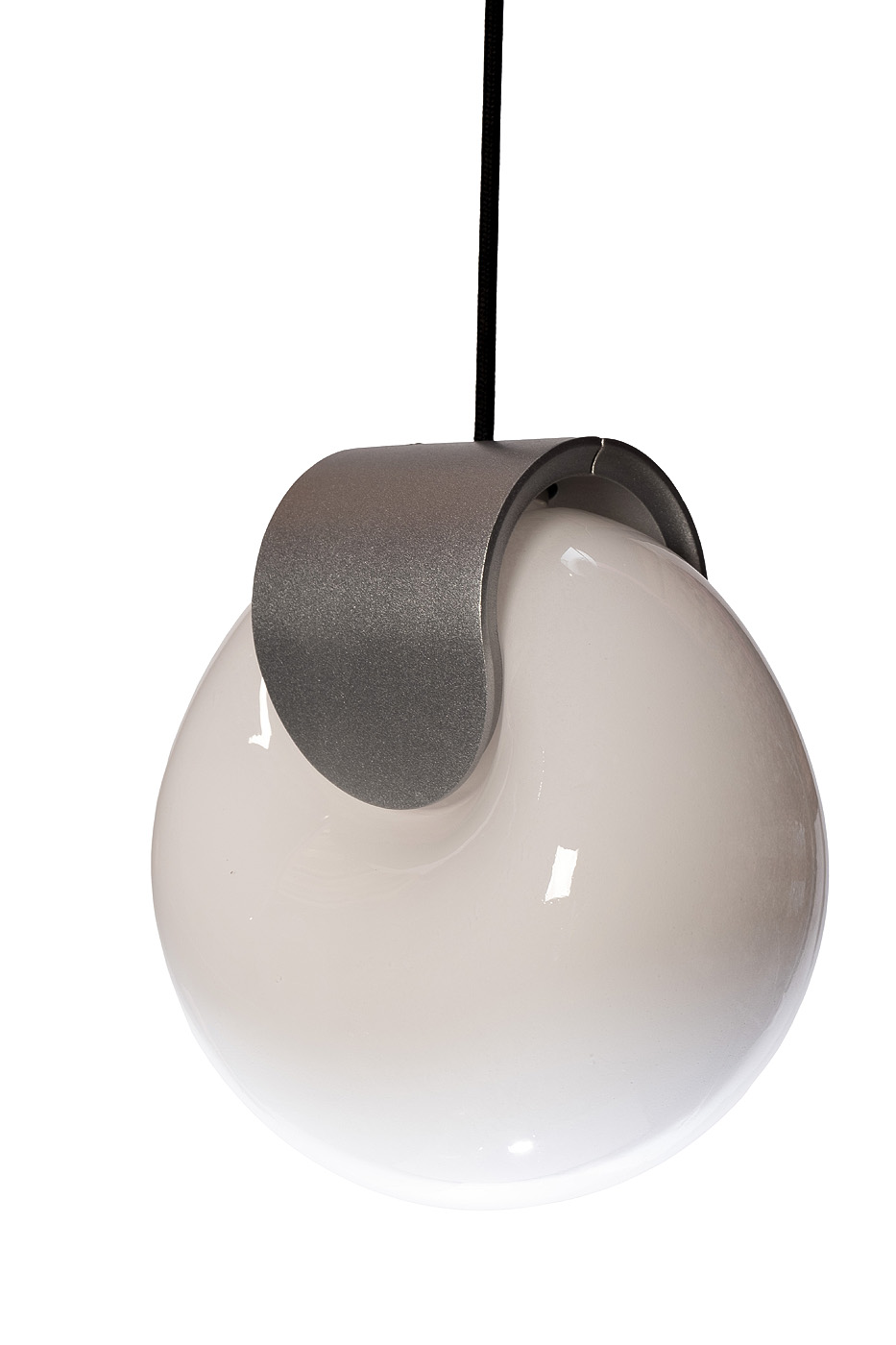 Светильник подвесной матовое стекло/серебро 2