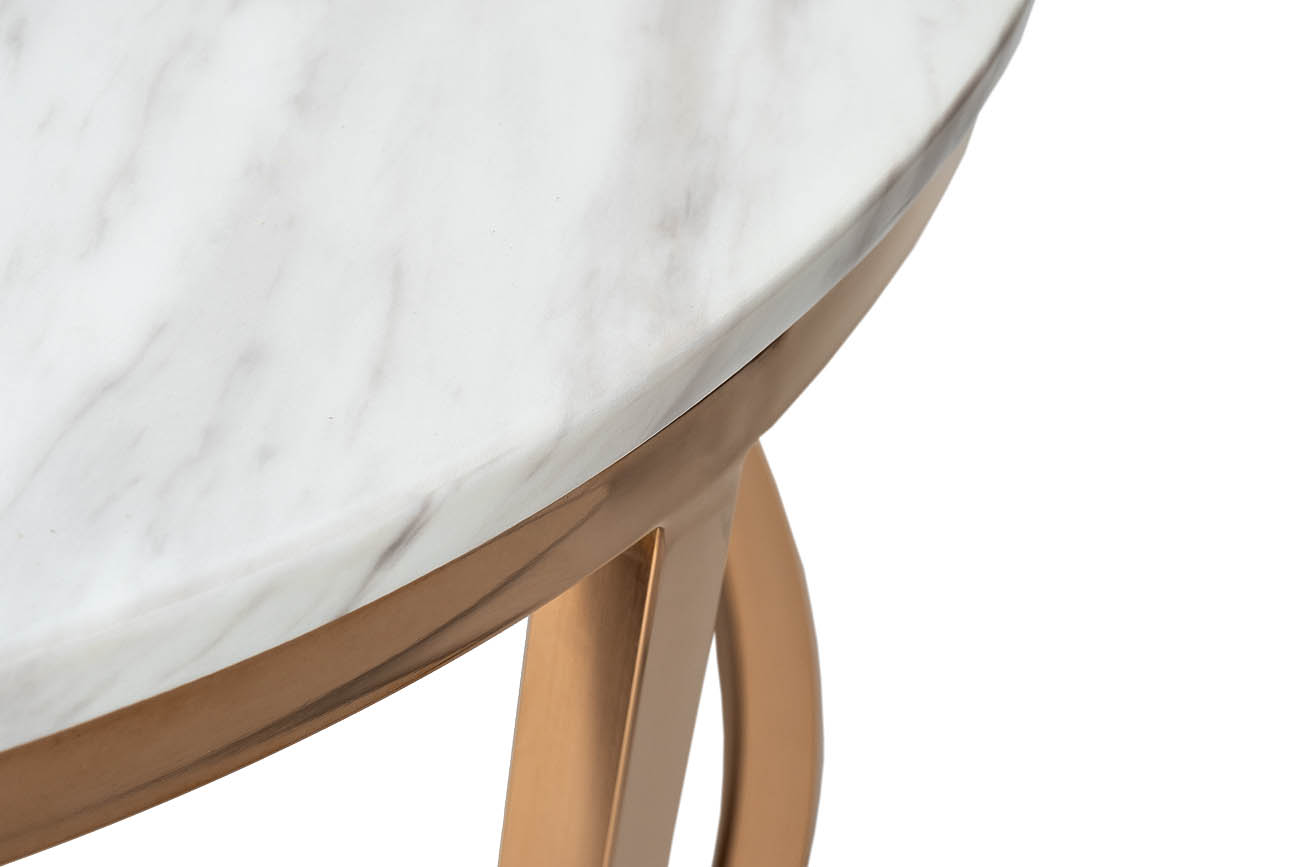 Набор из 2х журнальных столов (искусственный мрамор) 4