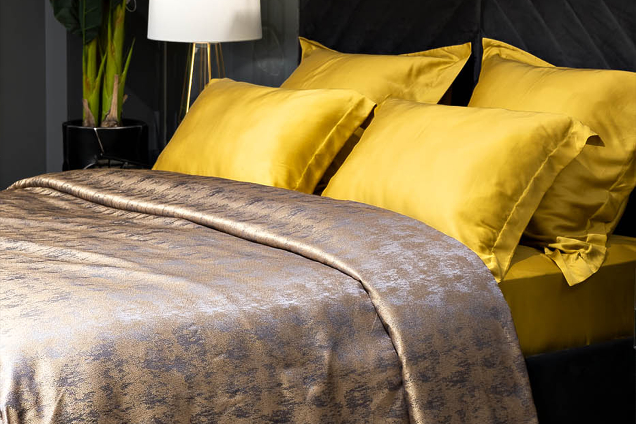 Покрывало Хьюстон (Houston) 260х260см золотое 2