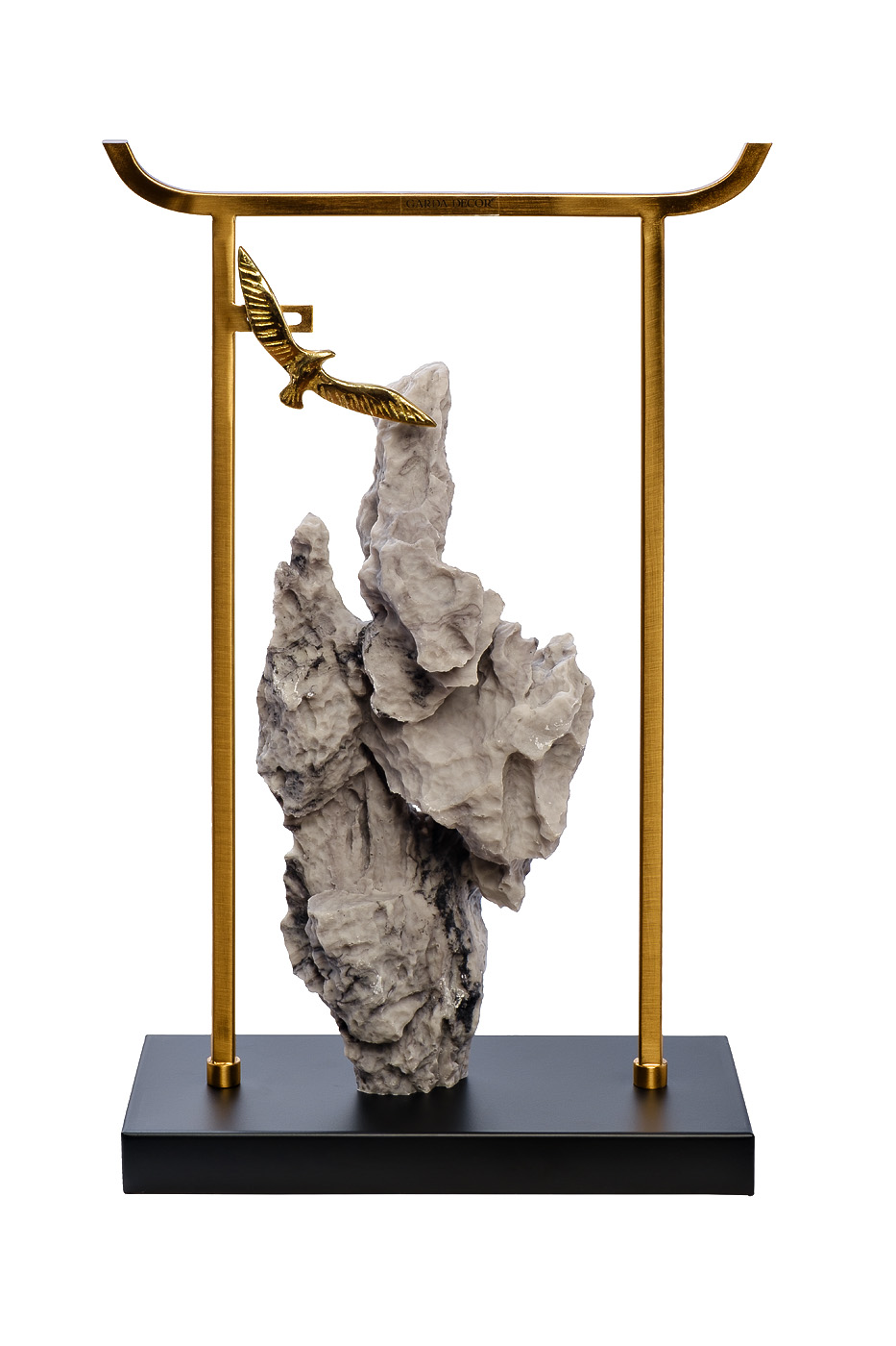 Декор настольный «Птица над скалой» 1