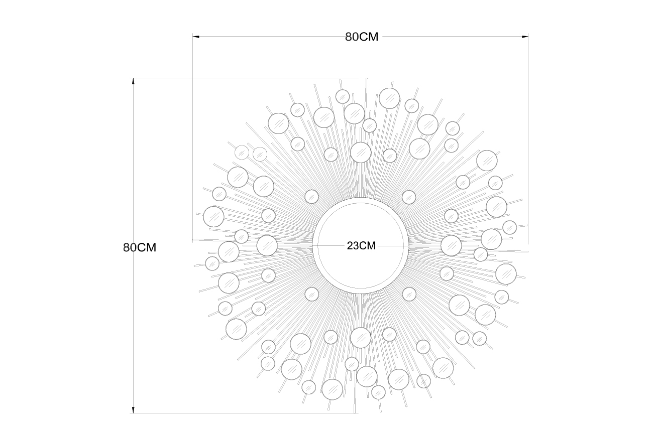 Зеркало декоративное 2