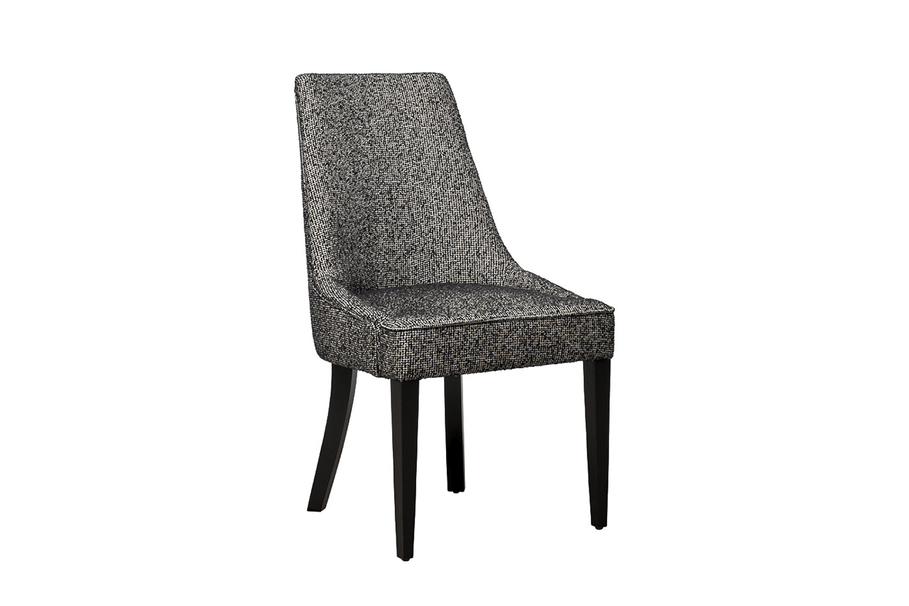 Стул Элегантный(Elegante) рогожка черный 2