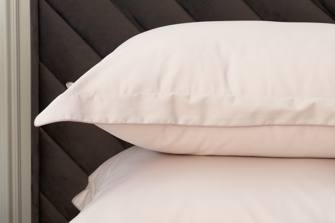 Комплект из 2х наволочек сатиновых 70х70см бежевый 1