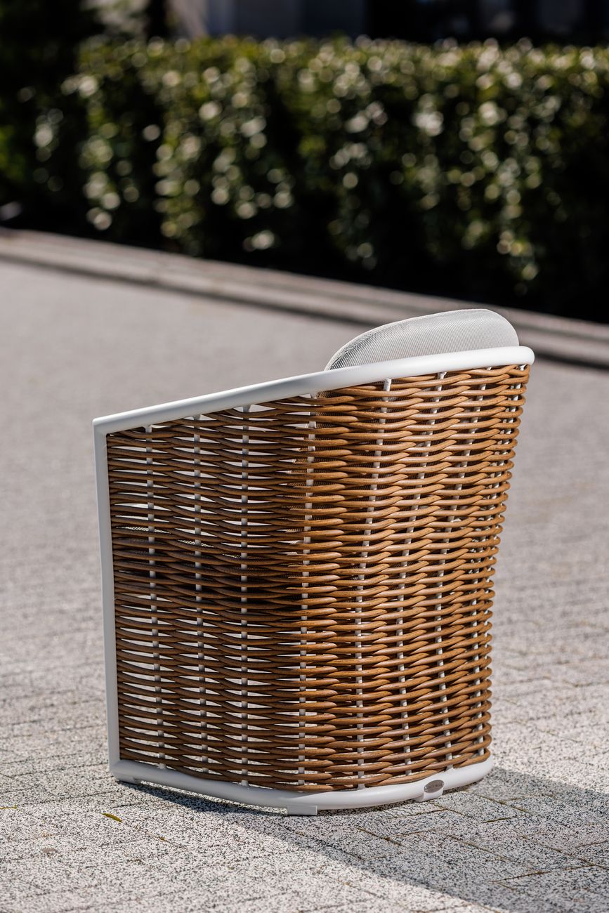 Кресло «Мэвис» уличное белое 3