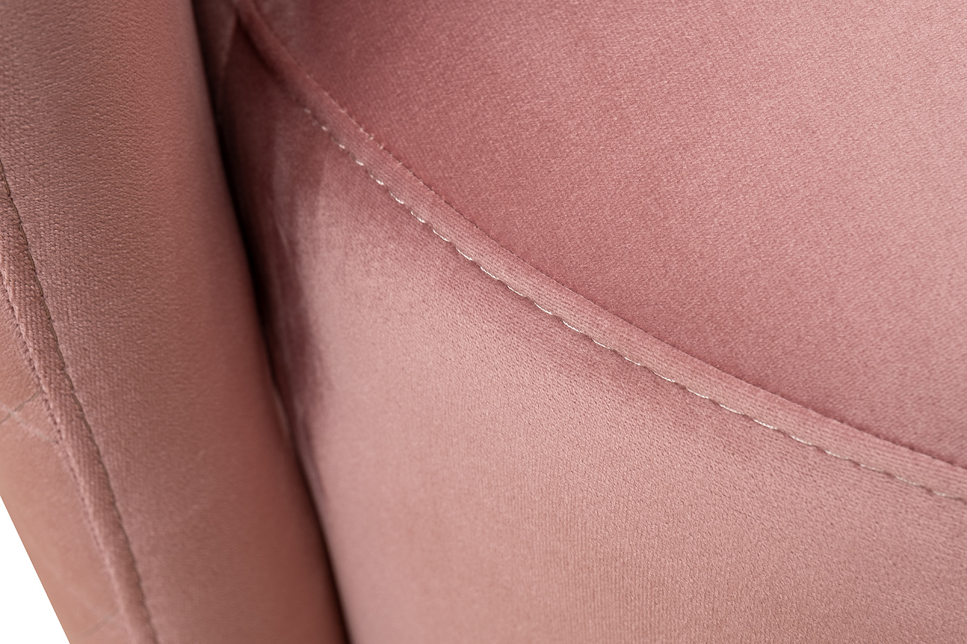 Кресло Верона(Verona) вращающееся велюровое розовое/хром 5