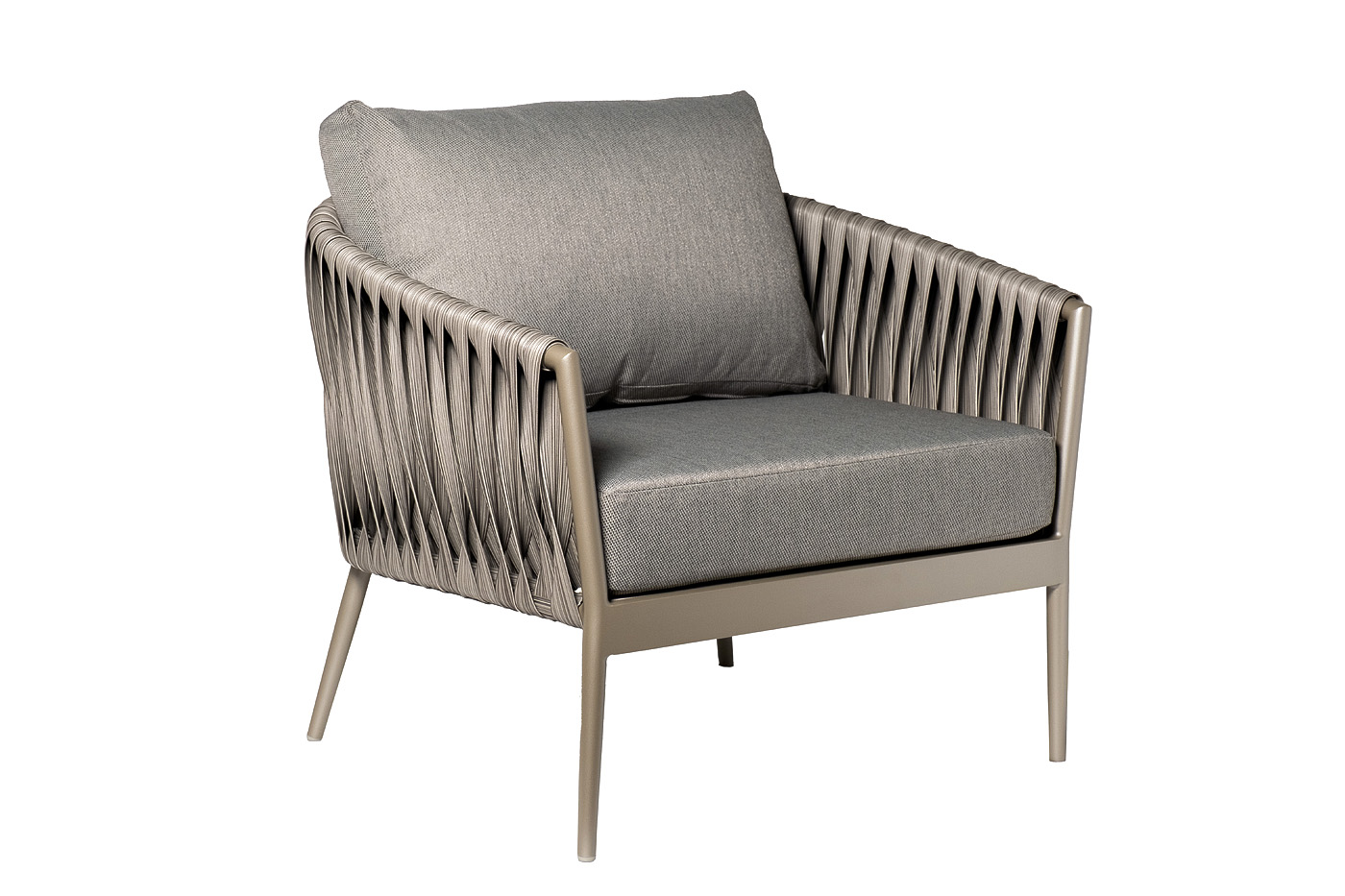 Кресло уличное «Муза» серое 2