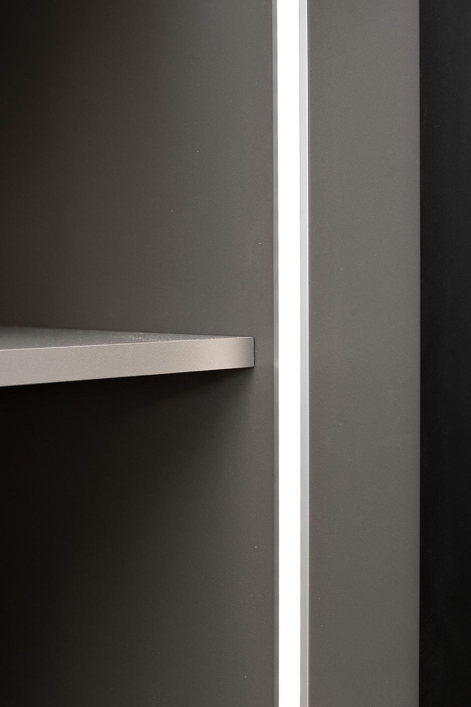 Шкаф Альто(Alto) двухдверный с полками цвет серый кобальт 4