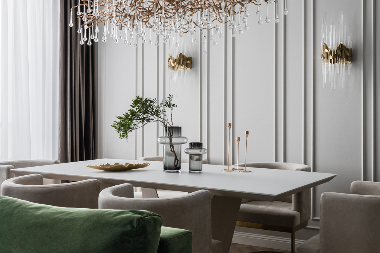 Стол обеденный Квадро (Quadro) белый 8