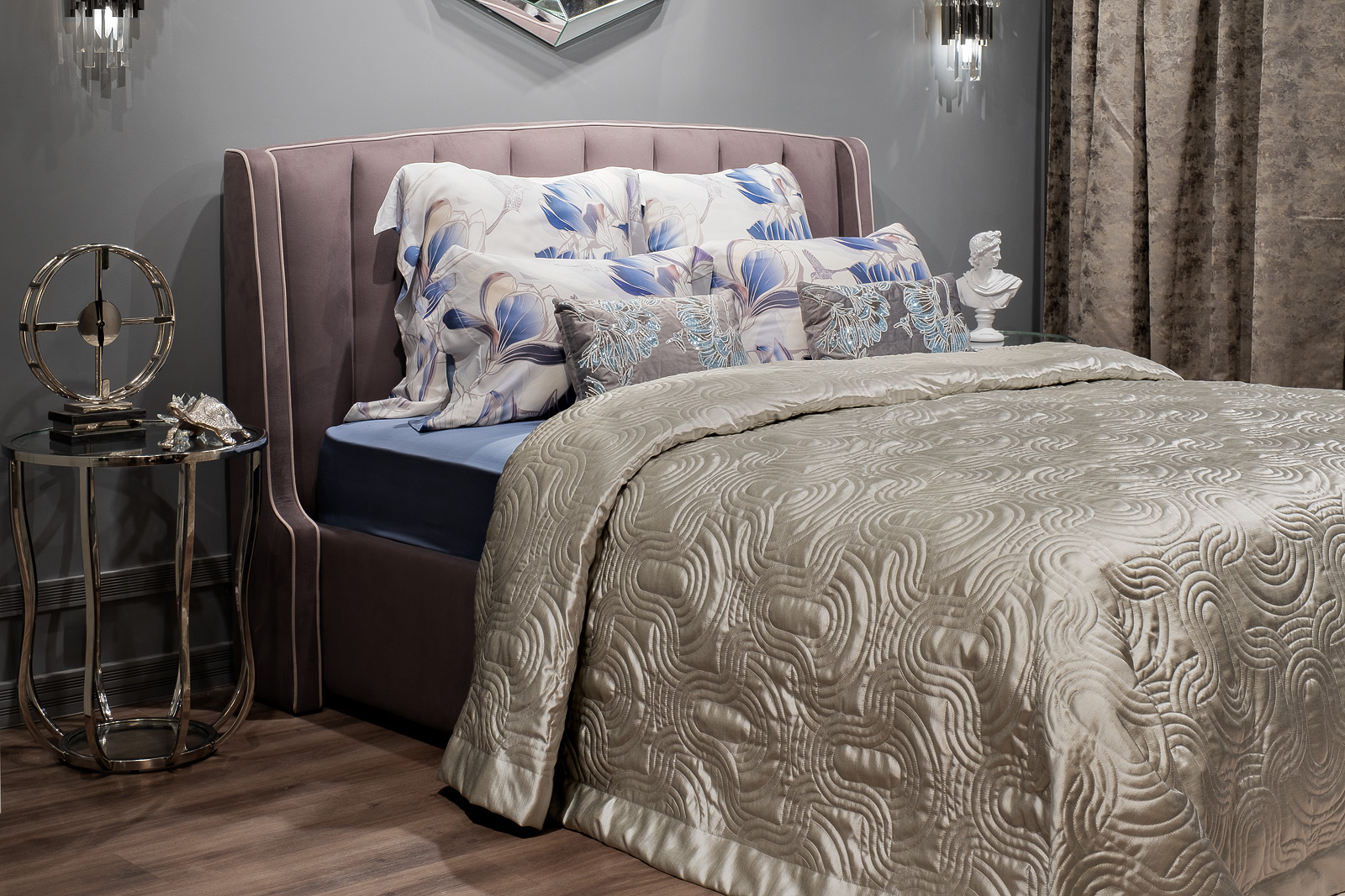 Покрывало Эйфория (Euphoria) 12 Аморе 260х260см со стежкой 2