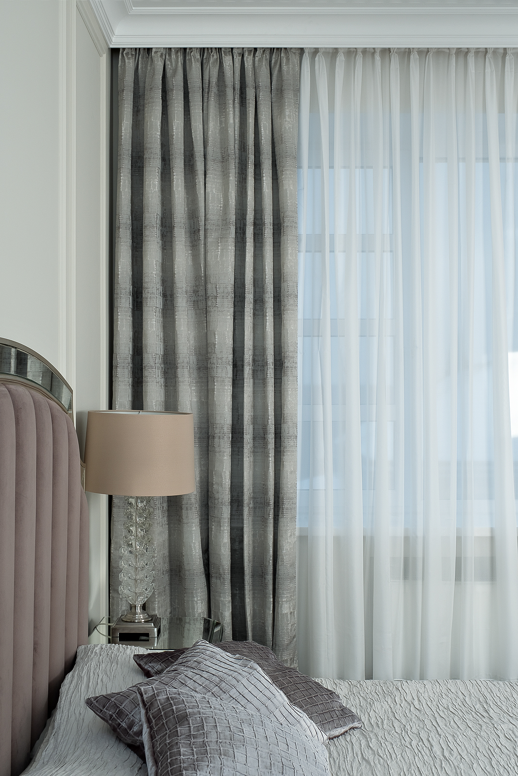 Портьера Luxury 275х260см бирюзовая 1