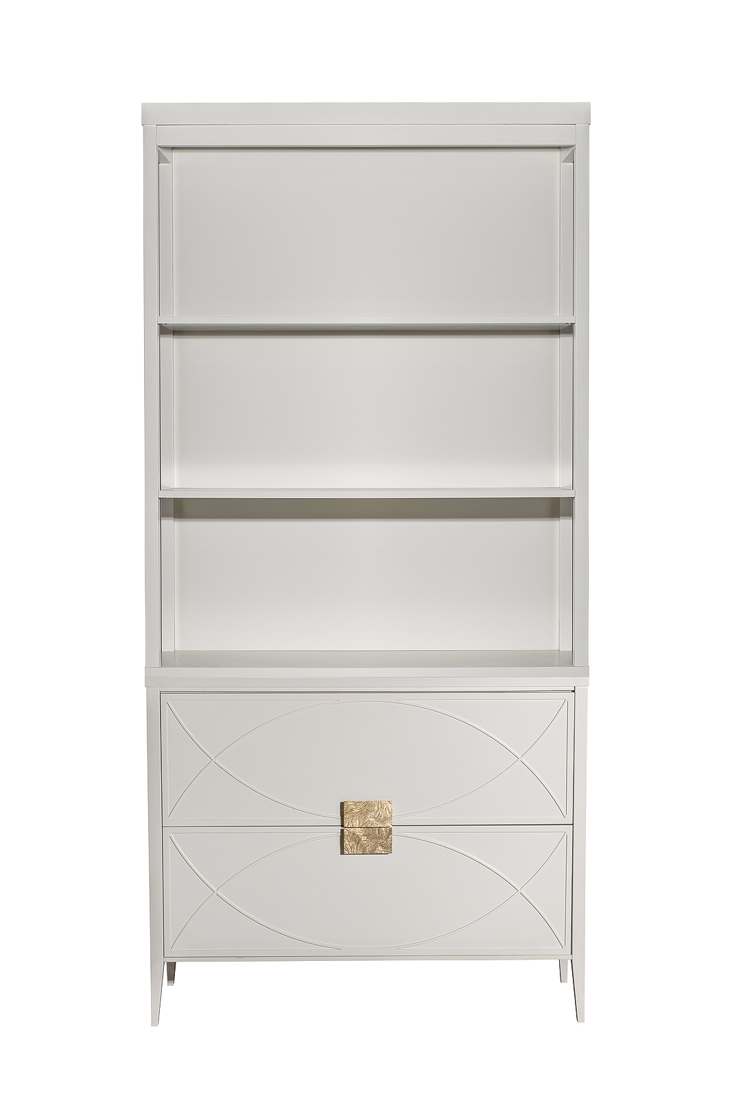 Комод с 2-мя ящиками бежевый 4