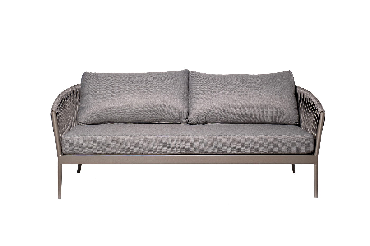 Диван двухместный уличный «Муза» серый 1