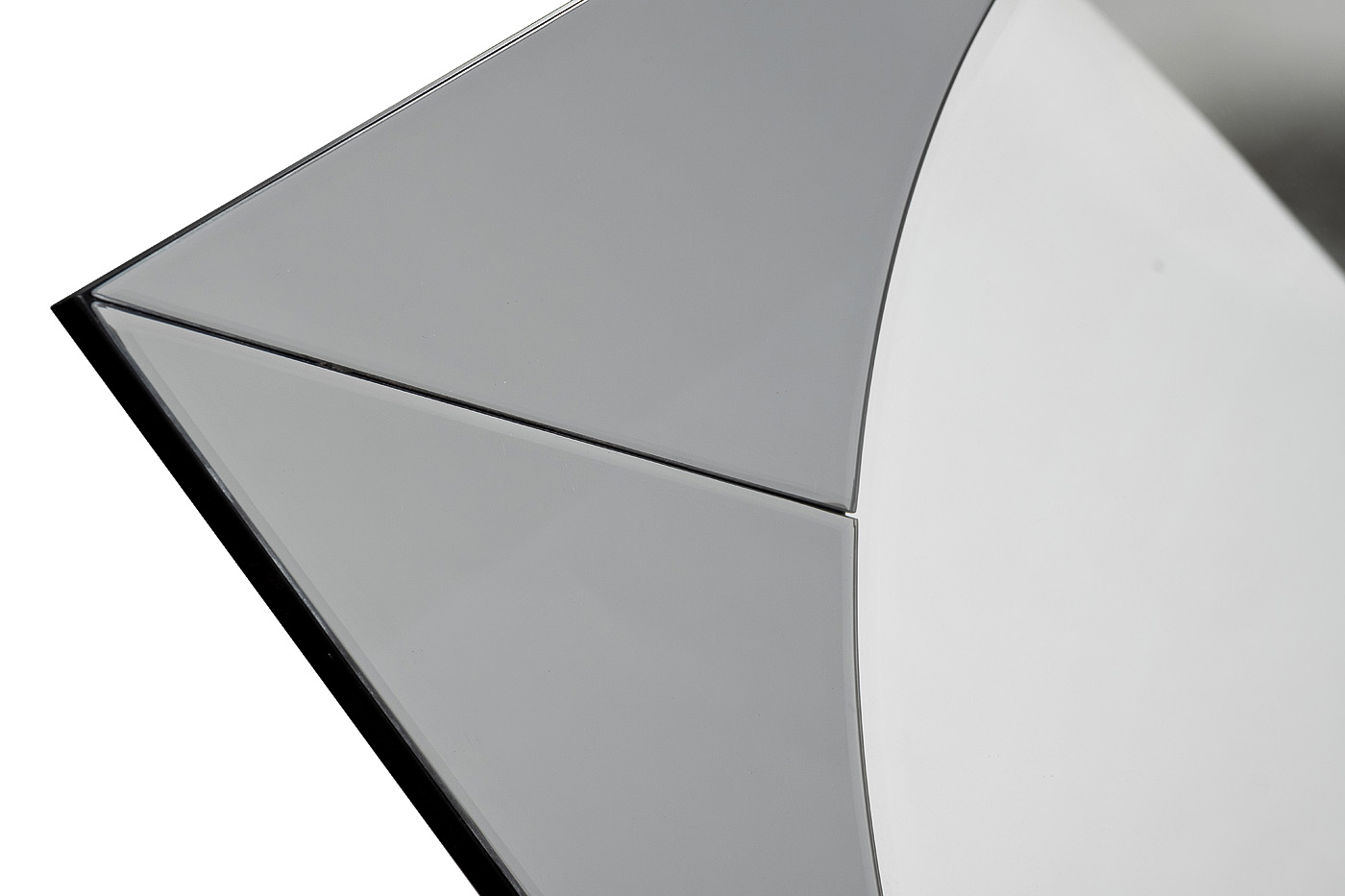 Зеркало квадратное с золотыми вставками 3