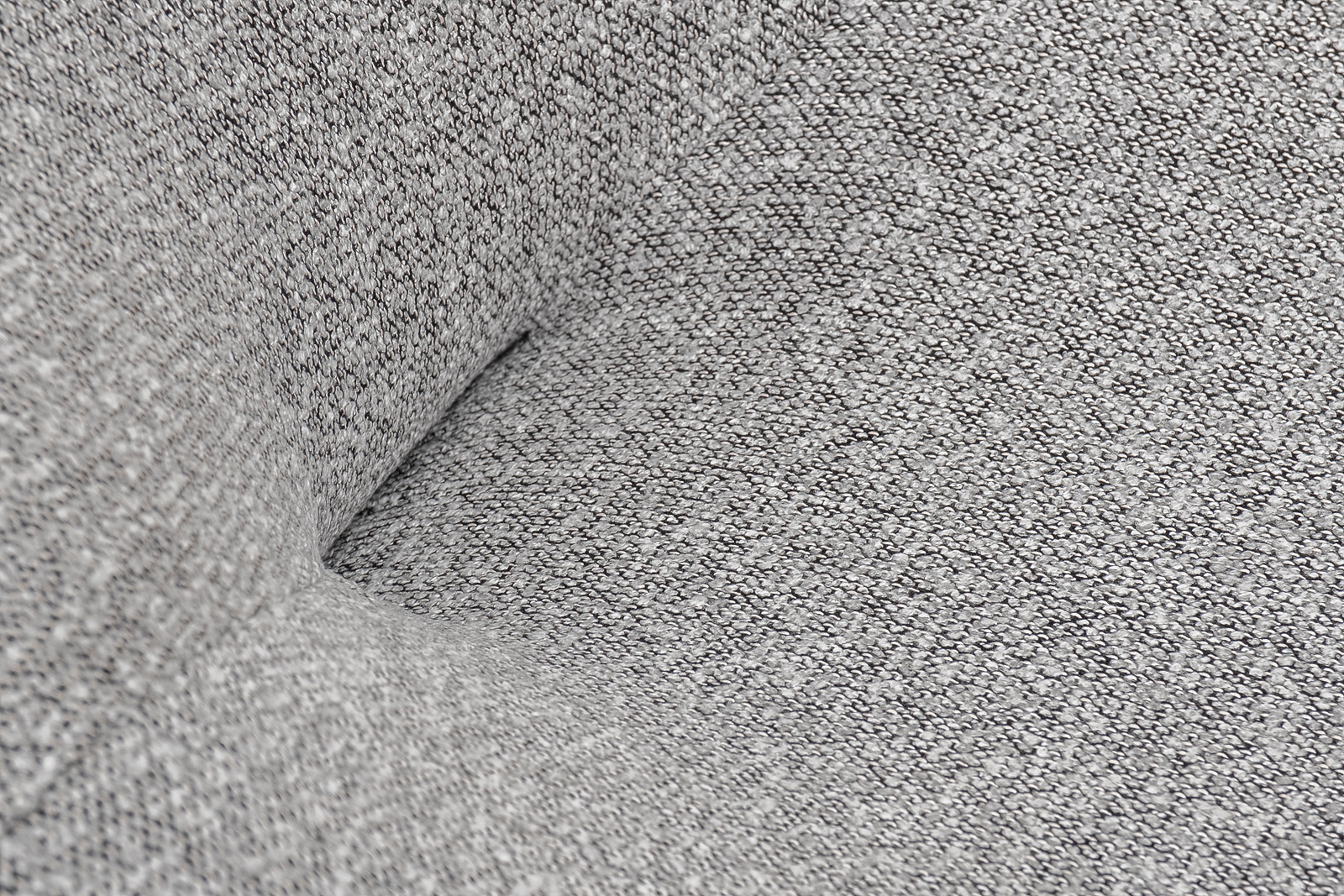 Кресло вращающееся Луна(Luna) рогожка черно-серое 3