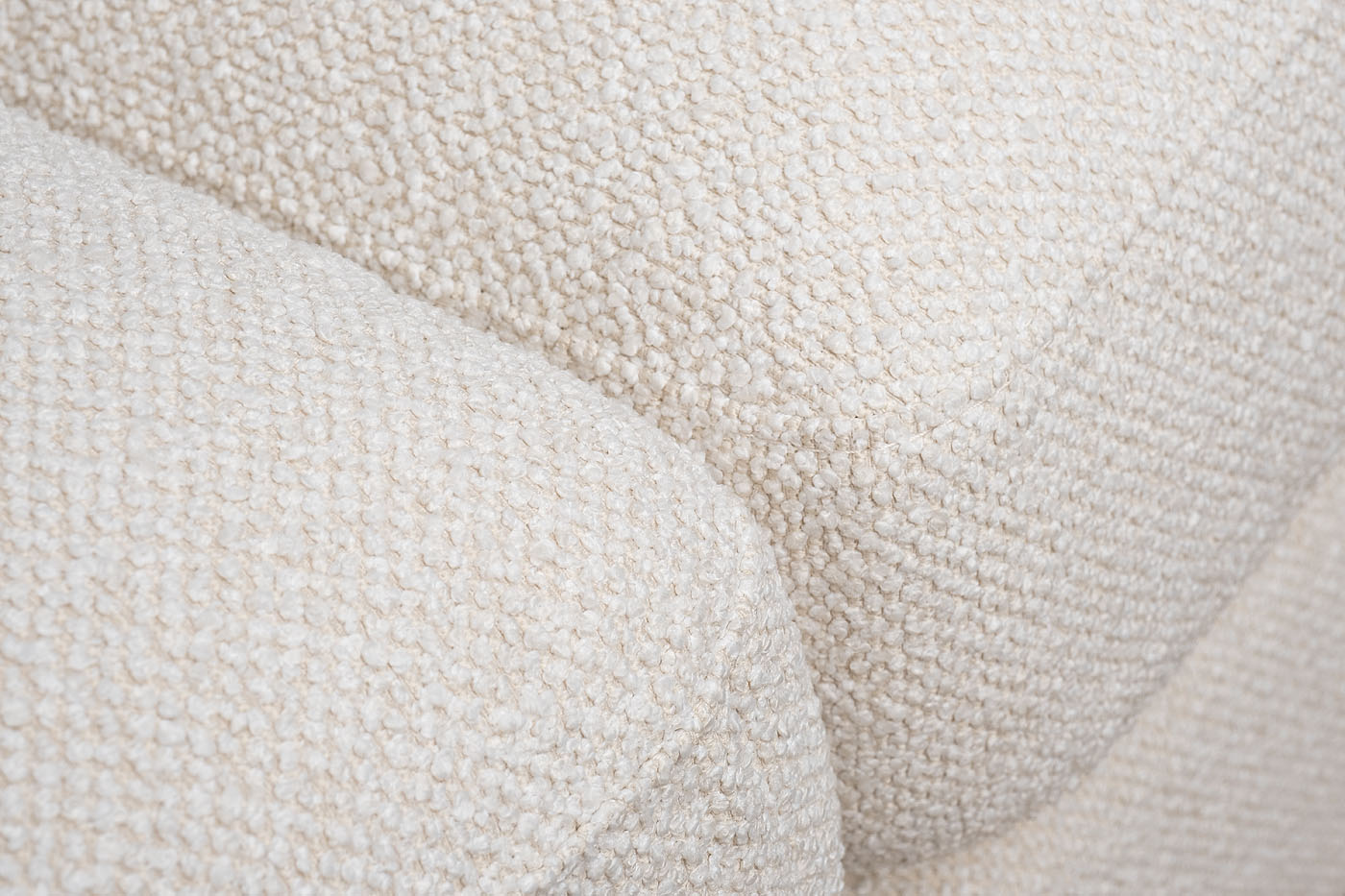 Диван Роберто(Roberto) трехместный букле кремовый 5